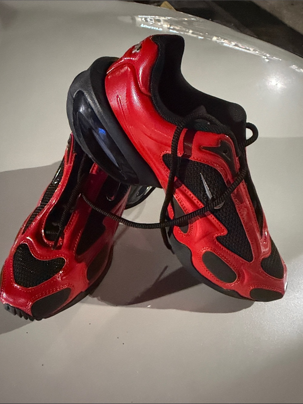 Nike Women’s Red and Black Athletic Sneakers
